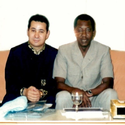 Kamel Ghribi with Idriss Dèby, former President of Chad - 1996