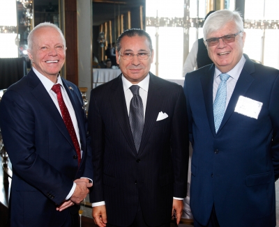 Chairman Kamel Ghribi; Stephen Hayes, President and CEO Corporate Council on Africa, Washington D.C.