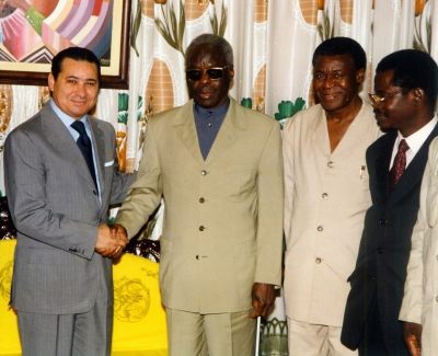 Chairman Kamel Ghribi; Mathieu Kérékou, former President, Benin.
