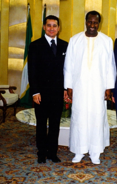 Chairman Kamel Ghribi; Alpha Oumar Konaré, former President, Mali.