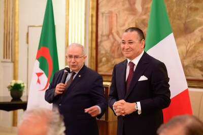 Kamel Ghribi with H.E. Ramtane Lamamra Minister of Foreign Affairs, Algeria.