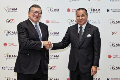 Chairman Kamel Ghribi with José Manuel Barroso, President, GAVI