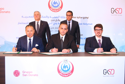 Signature of a memorandum of understanding between GKSD Investment Holding Group, GSD and the Egyptian Ministry of Health.