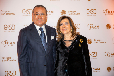 Kamel Ghribi with Maria Elisabetta Alberti Casellati, Minister for institutional reforms and regulatory simplification