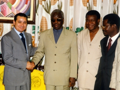 Kamel Ghribi with Mathieu Kérékou, former President of Benin - 1995