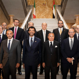 San Donato Group Leaders Meet UAE Minister of Economy 