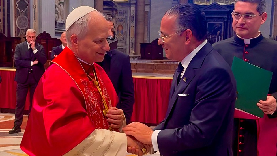Kamel Ghribi with His Holiness Pope Leo XIV.