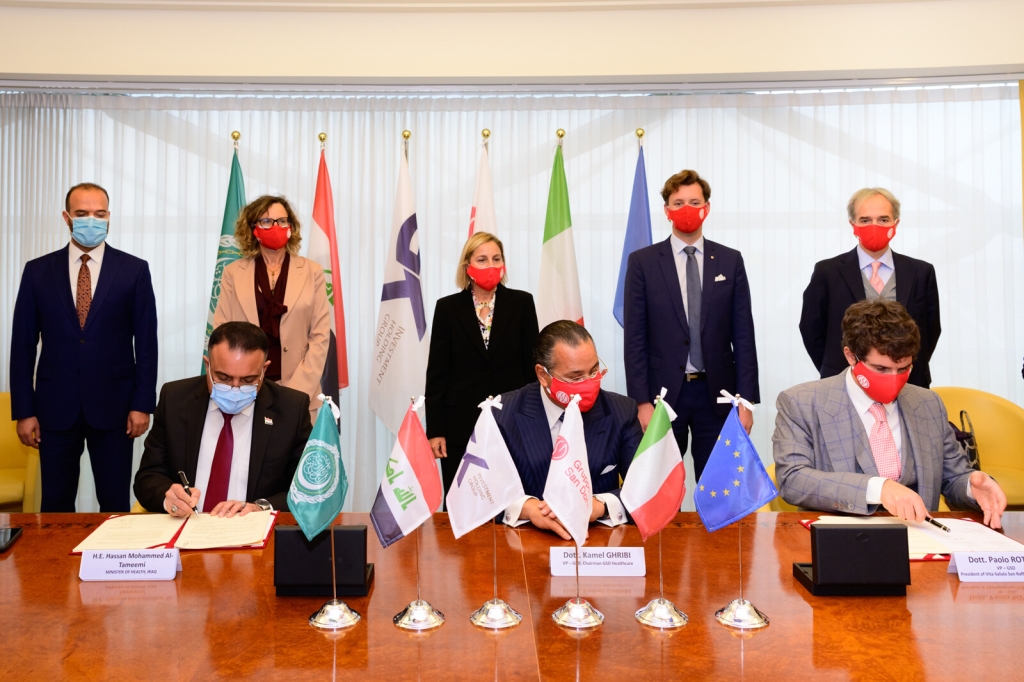 Chairman Kamel Ghribi signed a Memorandum of Understanding between the Iraq Health Ministry and GSD.
