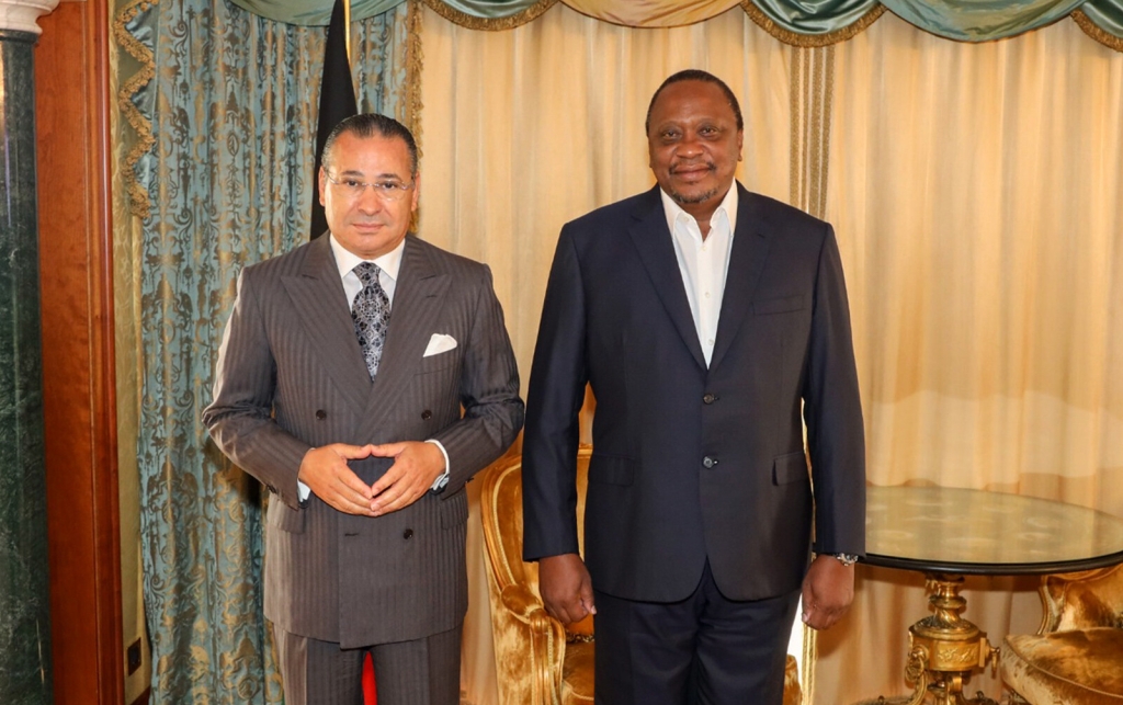 Chairman Kamel Ghribi attended a meeting today with The President of Republic of Kenya Uhuru Kenyatta