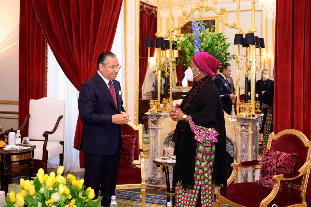 Kamel Ghribi meet H.E. Eurdora H. Quartey Koranteng, Ambassador of Ghana to Italy
