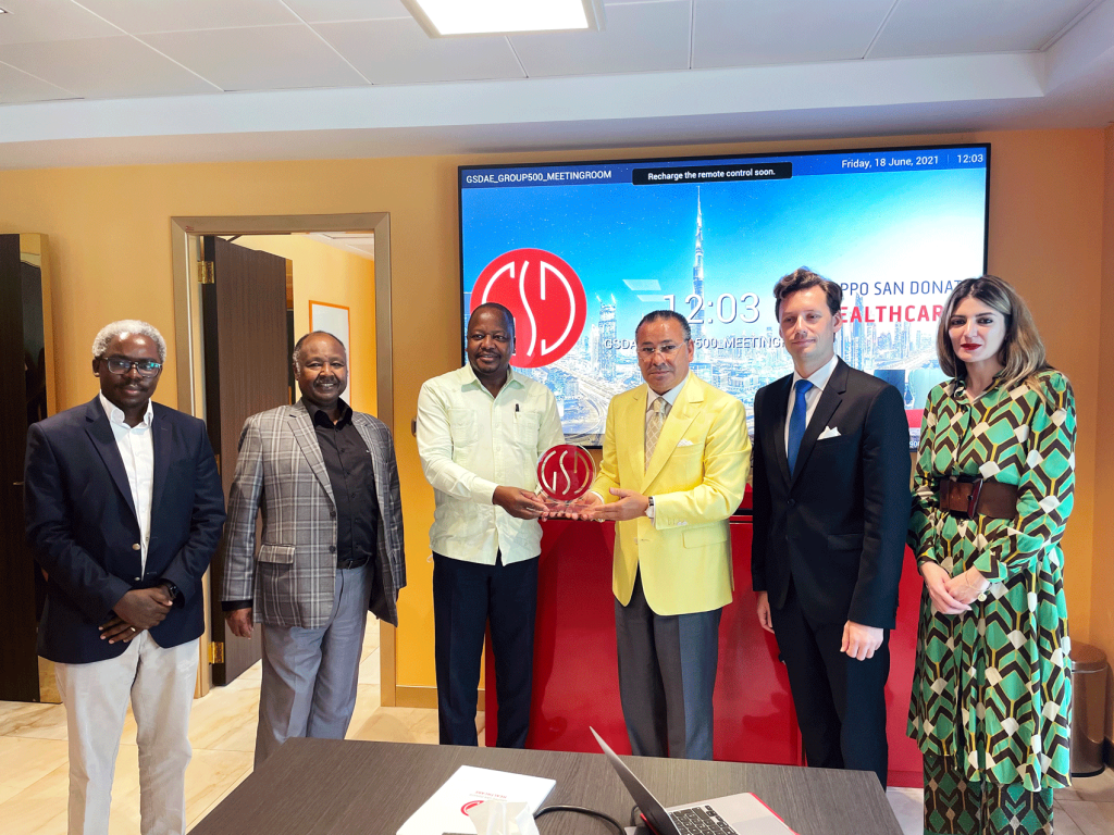 Kamel Ghribi meet H.E. Mutahi Kagwe - Health Minister of Kenya