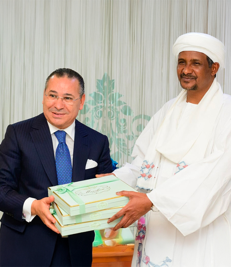 GKSD President Visits H.E. Mohamed Hamdan Dagalo V.P. of the Sudan Sovereignty Council