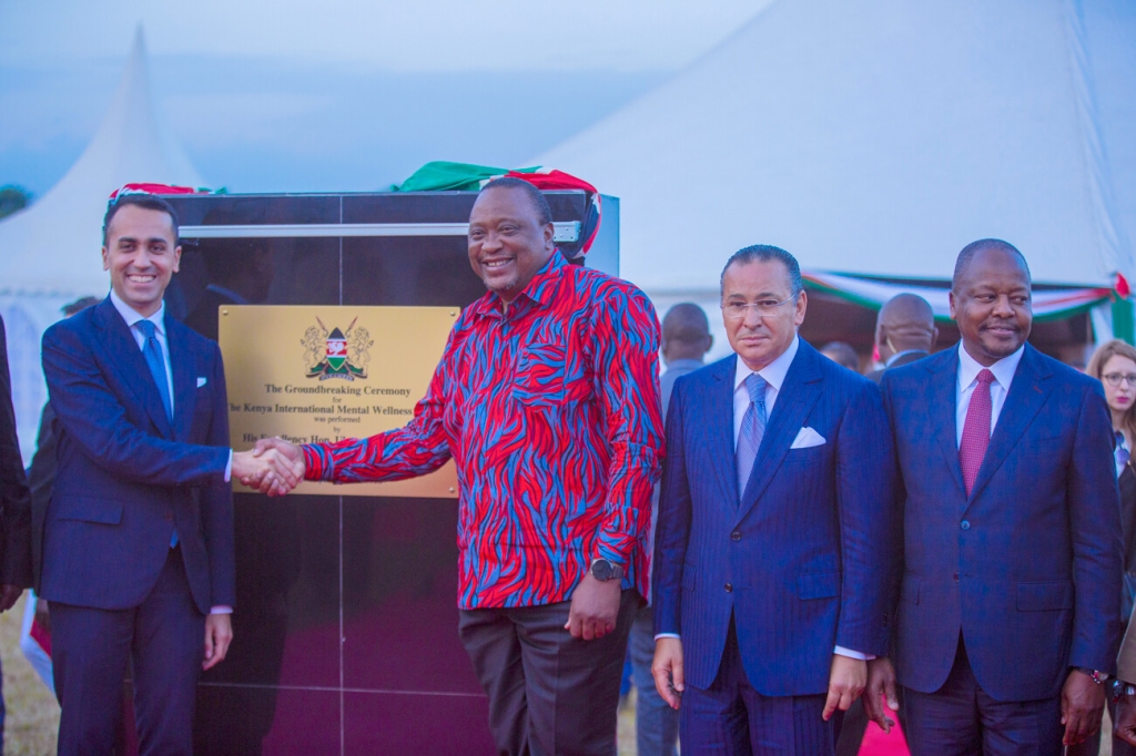Laying of the foundation stone Ceremony for the new Kenya International Mental Wellness Hospital