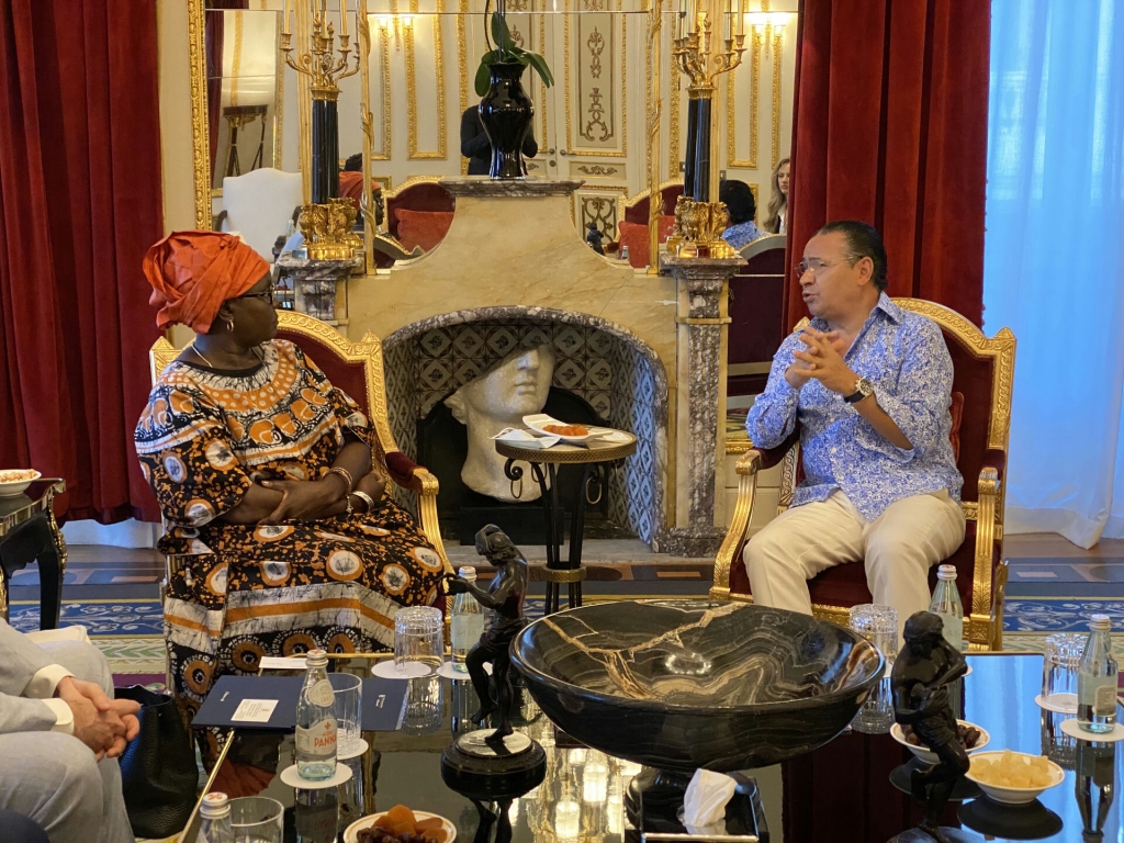 GK Chairmam Kamel Ghribi meets African and MENA region ambassadors in Rome