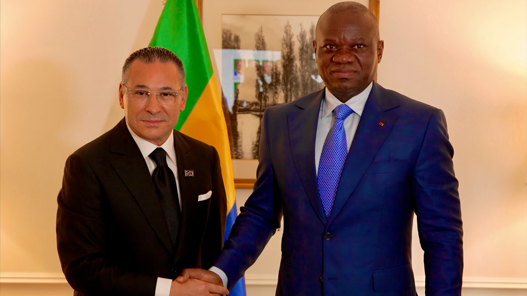 GKSD, Kamel Ghribi incontra il presidente del Gabon a New York: alleanza su sanità, giovani, infrastrutture e sviluppo sociale