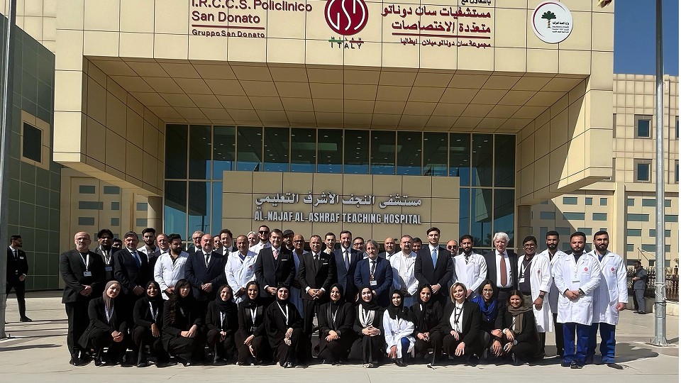 GKSD-GSD Chairman Kamel Ghribi is back in Najaf to celebrate the inauguration of a renovated and modernised Emergency Room at the Al-Najaf Al-Ashraf Teaching Hospital.