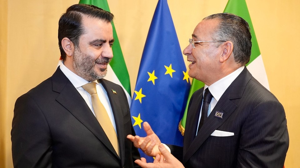 The Chairman of GKSD Group, Mr. Kamel Ghribi, met with Syrian Foreign Minister Asaad al-Shaibani