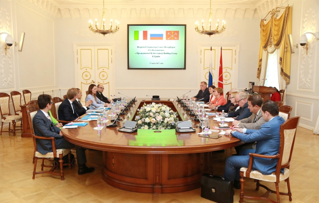 GK Investment Holding Chairman Kamel Ghribi meets the Governor of ST. Petersburg