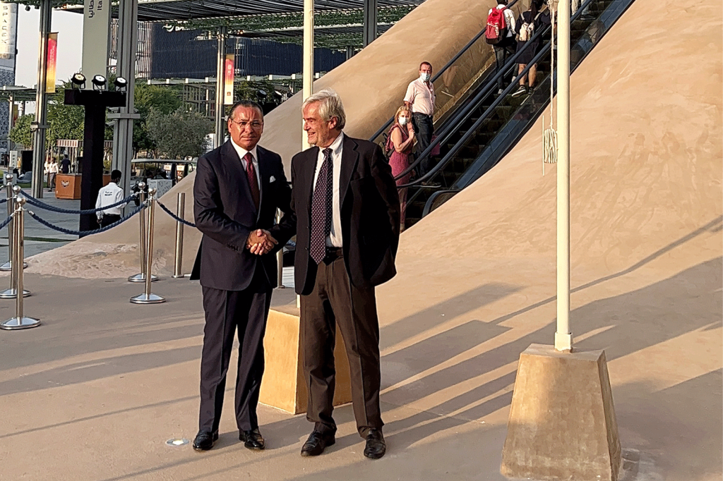 Expo Dubai, presidente Gksd Kamel Ghribi visita Padiglione Italia