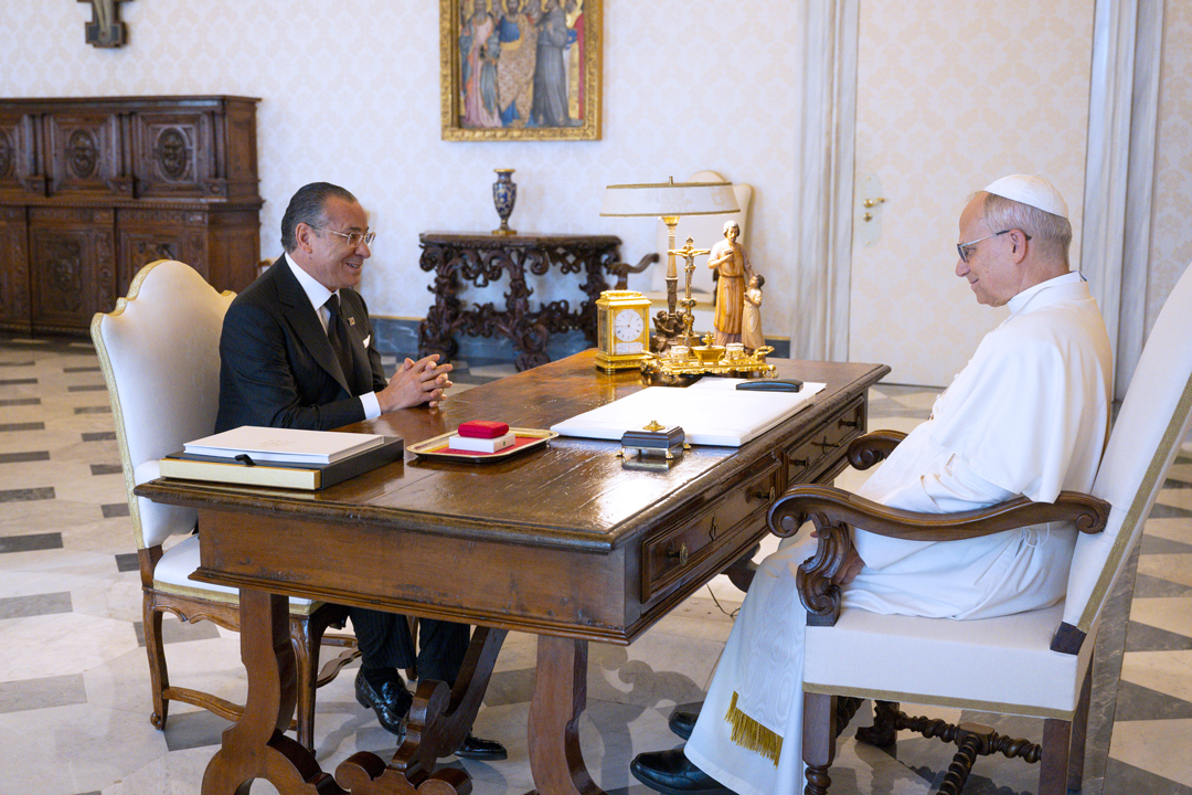Ghribi meets the Pope “Enlightened guide for the challenges of our time”