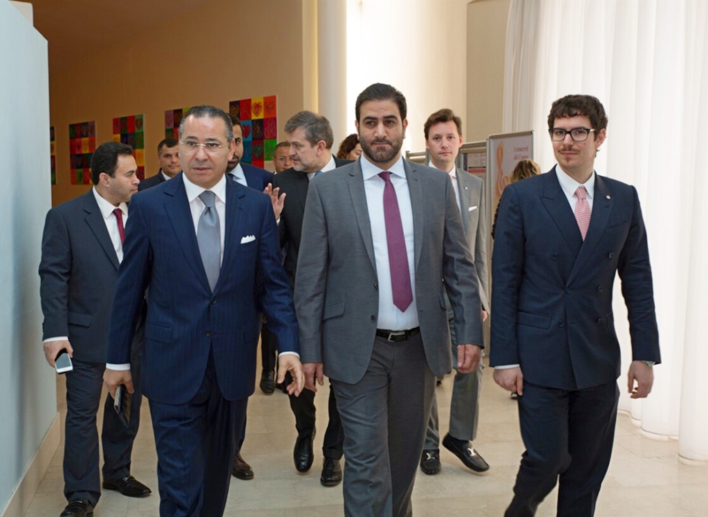 Royal guests from the Emirate of Sharjah on official visit to San Donato and San Raffaele University research hospital