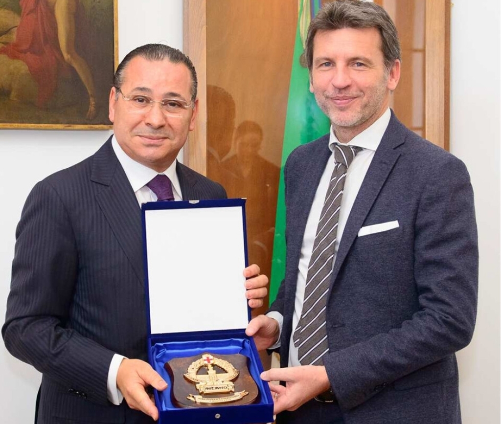 United Arab Emirates delegation visits Palazzo Giuresconsulti in Milan